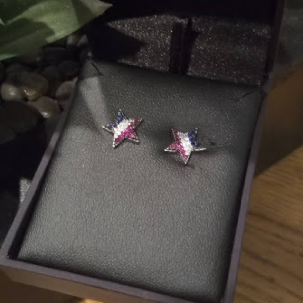 Sterling Silver Star Earrings